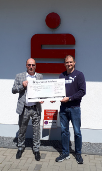 Sparkasse Koblenz unterstützt den Anglerclub Geduld Urmitz-Rhein 1923 e.V.