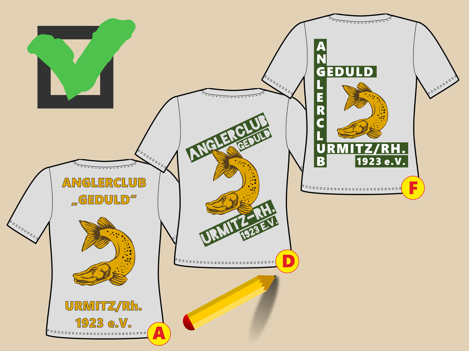 Update: Rückseite für Vereinskleidung
