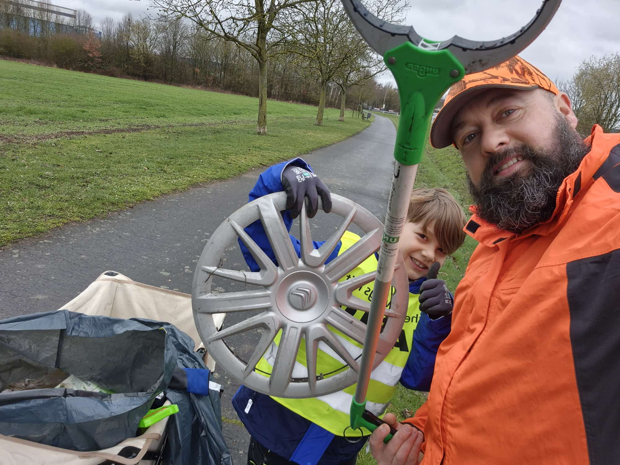 Angler beim Umwelttag